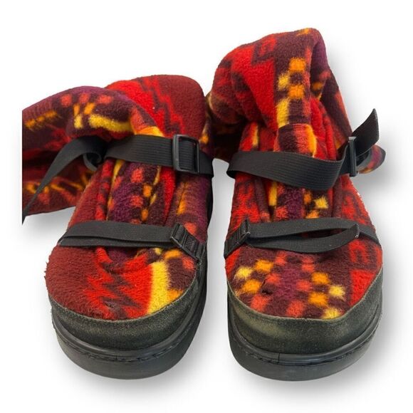 Taiga Aztec Cloth Knee High Snow Boots Size 42 - Picture 8 of 11